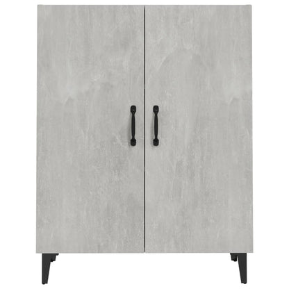 Aparador De Madera Contrachapada Gris Hormigón 70x34x90 Cm / Vetonek_1