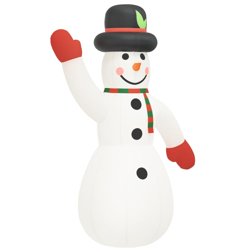 Vidaxl Muñeco De Nieve Inflable De Navidad Con Led 805 Cm_0
