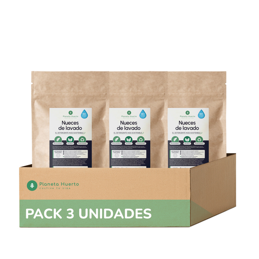 Pack 3xNueces de Lavado Planeta Huerto 700 gr