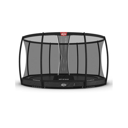 Cama Elastica Berg Inground Champion 380 + Red Deluxe Gris.