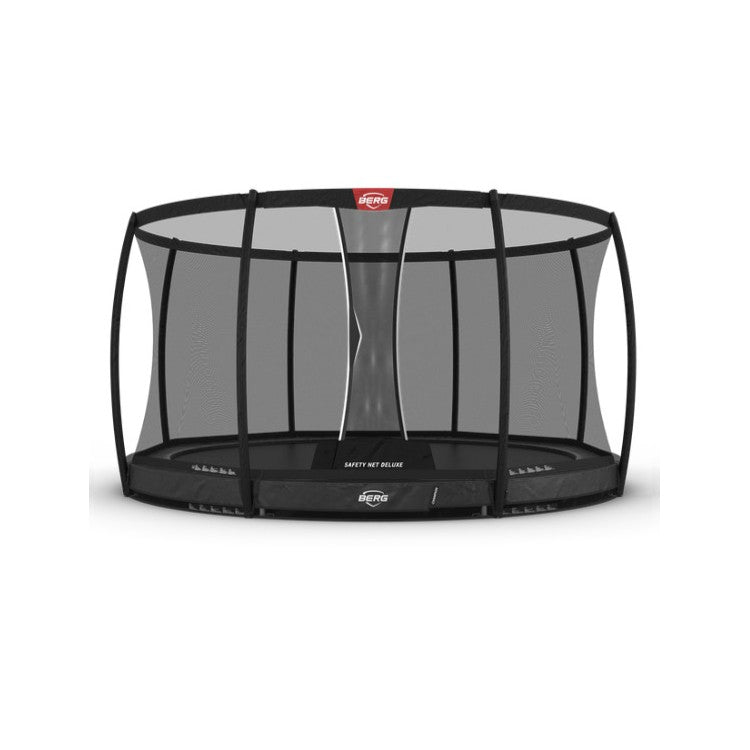 Cama Elastica Berg Inground Elite 430 + Red Deluxe Gris Standard Safety Net Deluxe._0
