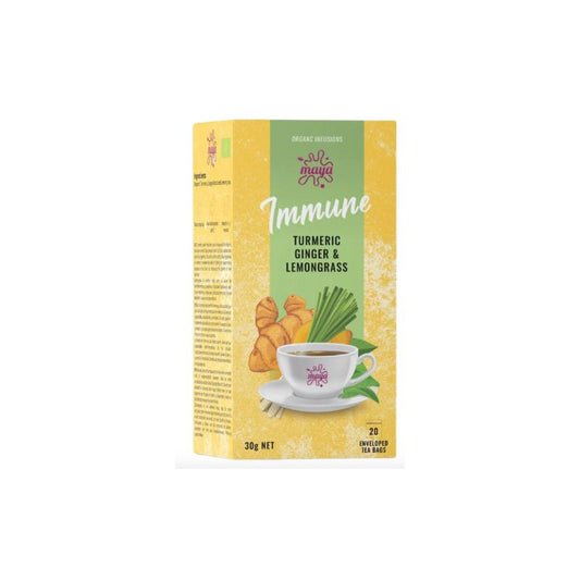 Infusion Maya Organic Immune/curcuma Limon Gengibre_0