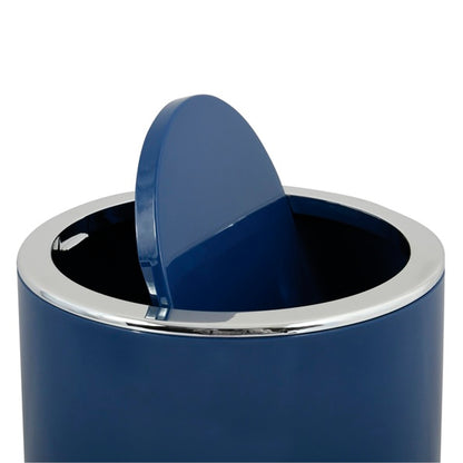 Cubo De Basura Msv as Kamaka 6 Litros De Plastico En Color Azul Electrico Ø18,5 X 26 Cm_2