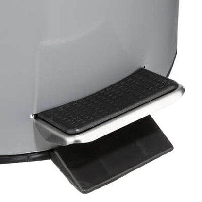 Cubo De Basura 3l Pedal De Metal Gris