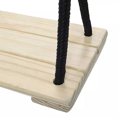 Asiento de madera natural para columpio Soulet