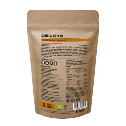 Canela En Polvo Raw Sin Gluten Bio 100g_1