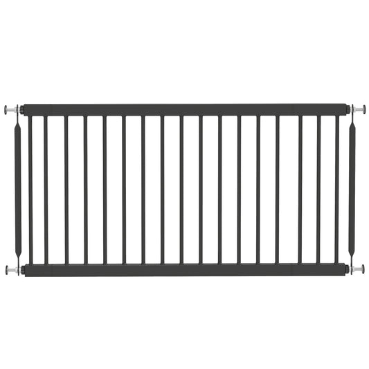 Pawhut Barrera De Seguridad Para Perros Pequeños Extensible 67-93,5 Cm Negro_0