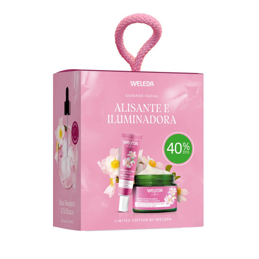 Rutina Alisante - Contorno de Ojos + Crema de Día, Weleda