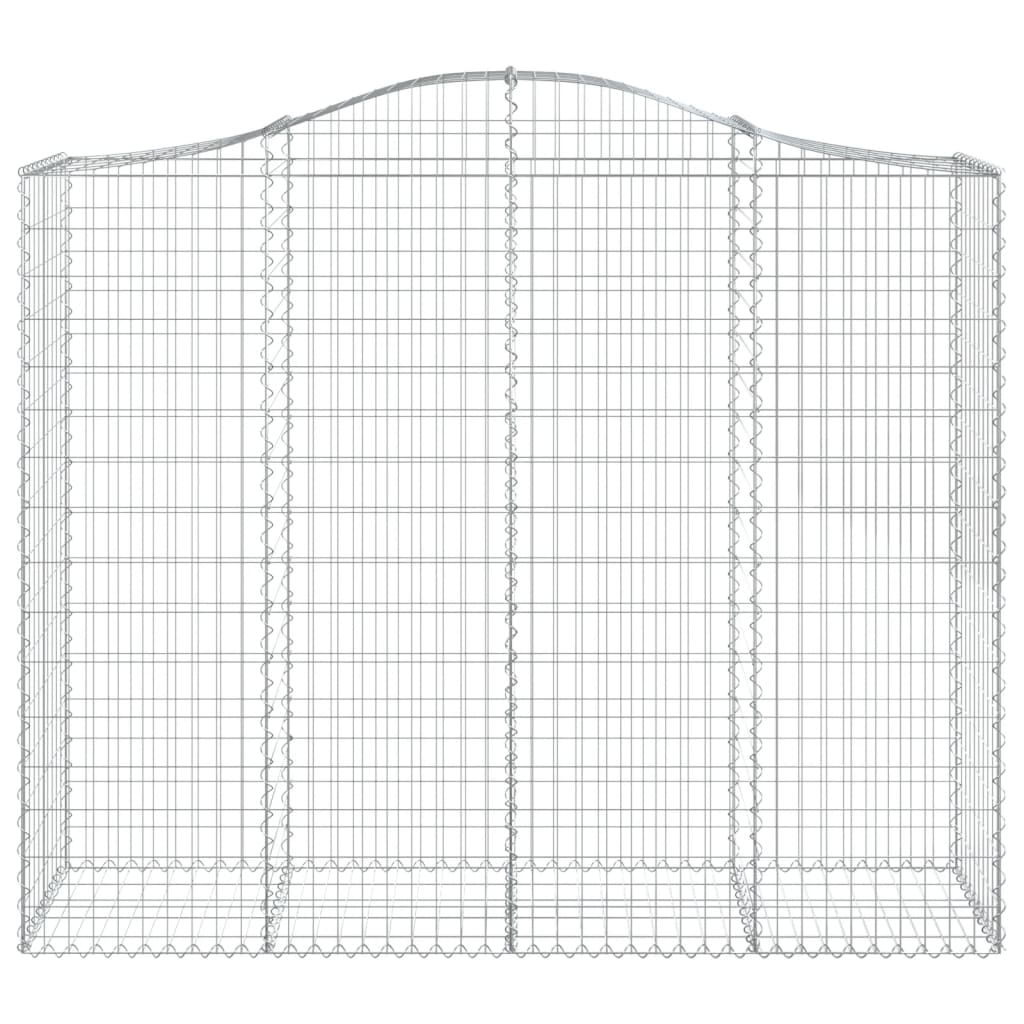 Cestas Gaviones 13 Uds Forma De Arco Hierro 200x50x160/180 Cm_3