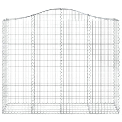 Cestas Gaviones 13 Uds Forma De Arco Hierro 200x50x160/180 Cm_3