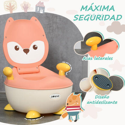 Zonekiz Orinal Infantil Para Bebé De 6-36 Meses Wc Aprendizaje 4,5x35x23 Cm Rosa_3