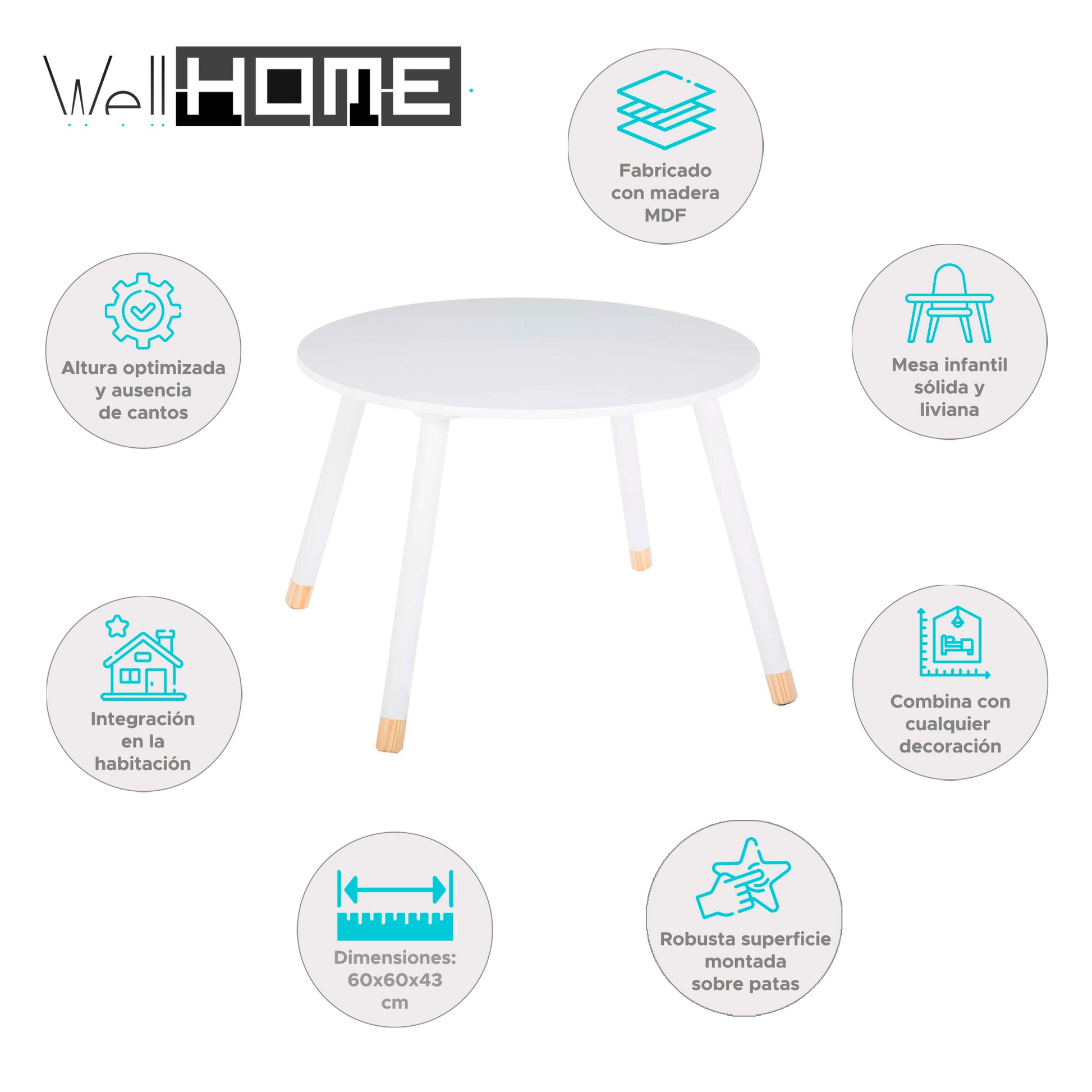 Wellhome Mesa Blanca Dulzura