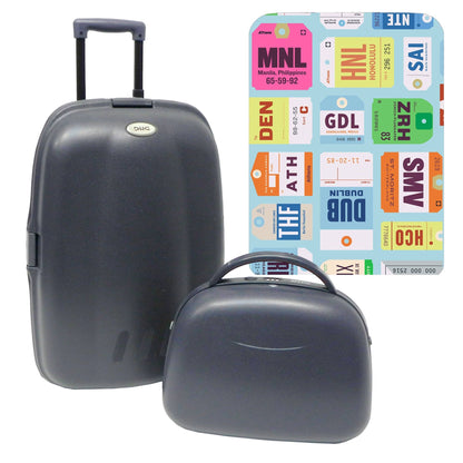 Set Trolley + Neceser city Plates: Diseño Moderno Y Protección Para El Viajero Urbano