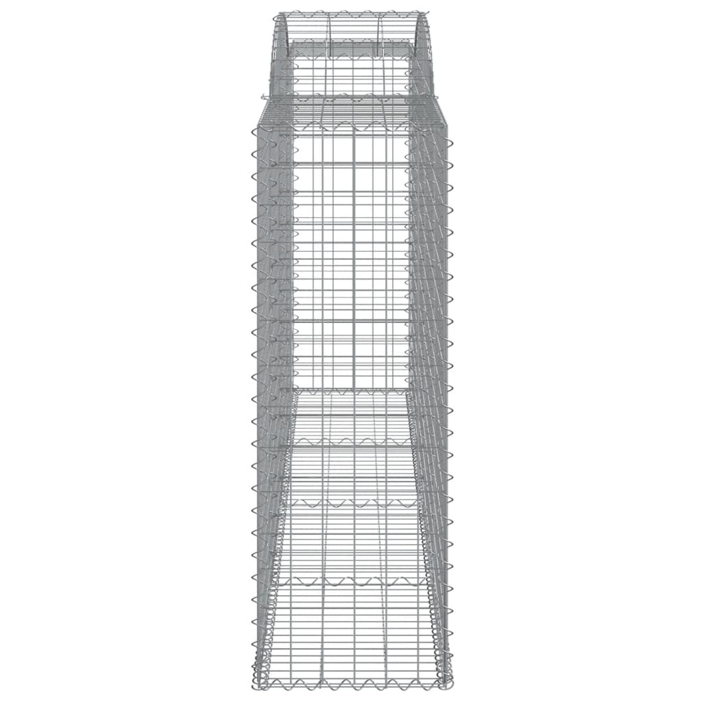 Cestas Gaviones 25 Uds Forma De Arco Hierro 300x50x140/160 Cm_4