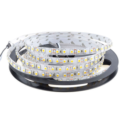 Tira Led Monocolor Hq Smd3528, Dc12v, 5m (120 Led/m), 48w, Ip20, Blanco Cálido_4