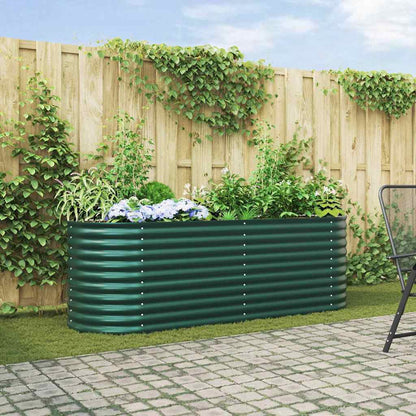 Cama Elevada Verde 240 X 80 X 81 Cm Acero_1