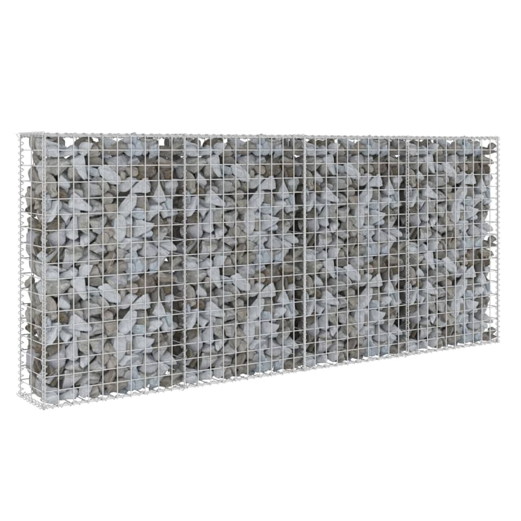 Muro De Gaviones Con Cubiertas Acero Galvanizado 200x20x85 Cm / Vetonek_4