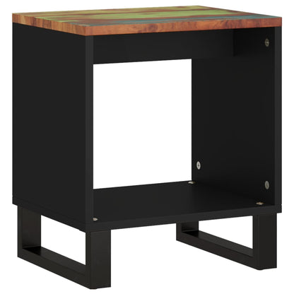 Mesa De Centro Madera Reciclada Y Contrachapada 40x31x46 Cm_0