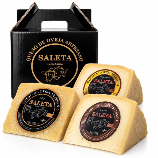 Surtido De Quesos Gourmet | Queso De Oveja | 3 Cuñas De Queso Añejo, Curado Y Semicurado_0