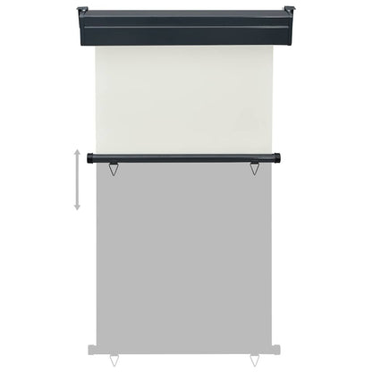 Vidaxl Toldo Lateral De Balcón Color Crema 105x250 Cm_4