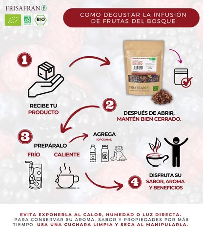 Infusión De Frutas Del Bosque En Pirámides Ecológica | Frisafran 30 Uds_2