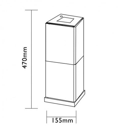 Lámpara solar decorativa martinique Luxform