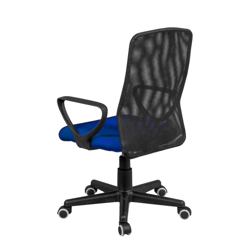 Silla De Oficina Coco Malla, Azul, 58 X 88,5–100,5 X 55_4