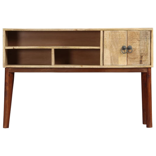 Mesa Consola De Madera Maciza De Mango Rugosa 115x30x76 Cm_0