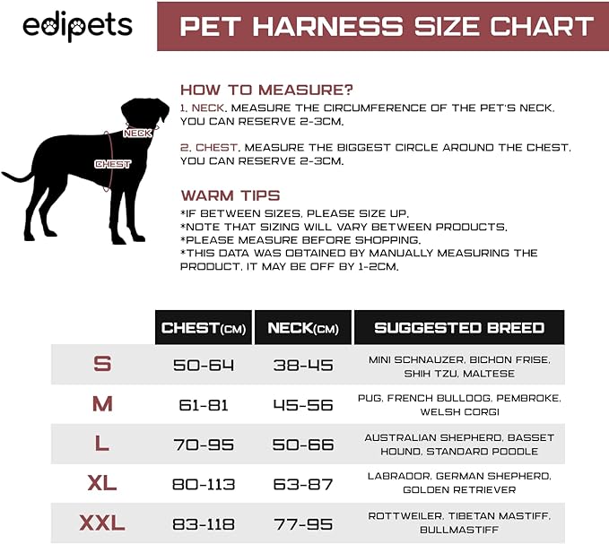 Edipets Arnés Para Perro Antitirones, Ajustable Y Personalizable_2