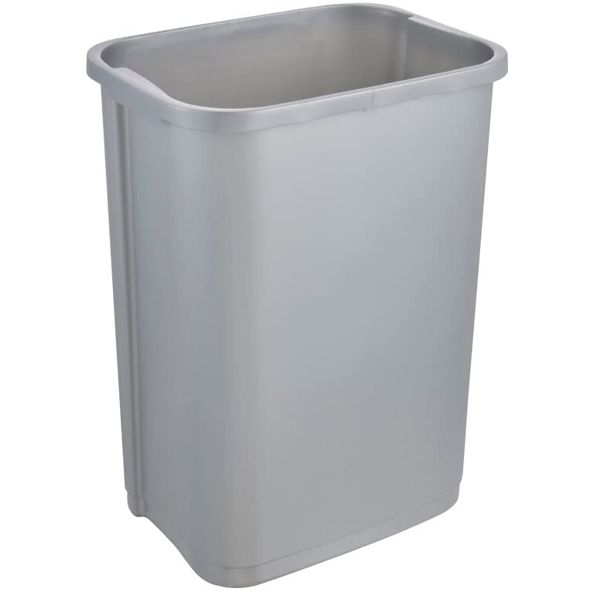 Cubo De Basura Con Tapa Basculante, 25 L, Swantje, Plateado_2