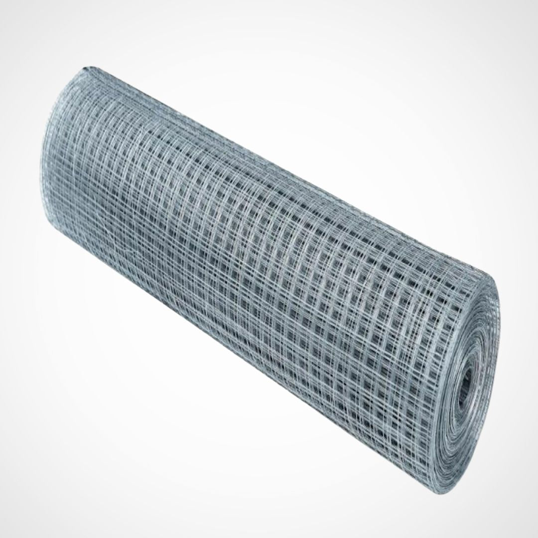 Malla Metalica| 1x5m| Composición 100% Acero Galvanizado| Alambre Electrosoldado| Malla Para Cercos| Reticula 6x6mm_0