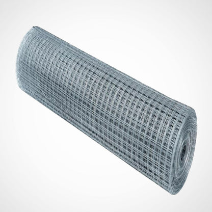 Malla Metalica| 0,5x5m| Composición 100% Acero Galvanizado| Alambre Electrosoldado| Malla Para Cercos| Reticula 13x13mm_0