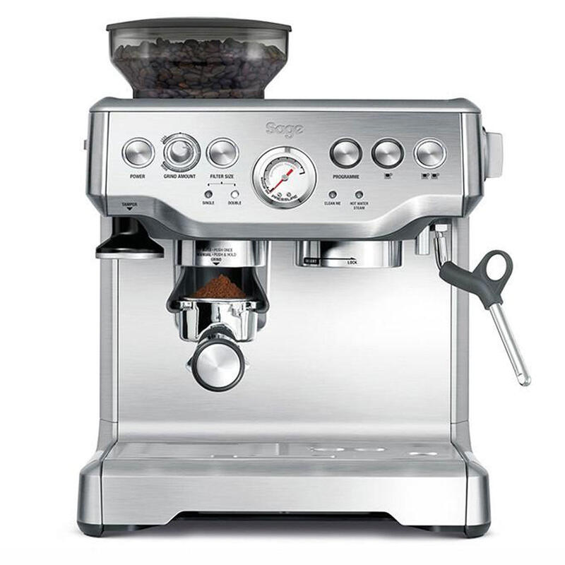 Cafetera Sage Espresso Barista Express Negro Brillante_0