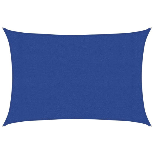 Vidaxl Toldo De Vela Rectangular Hdpe Azul 160 G/m² 3x5 M_0