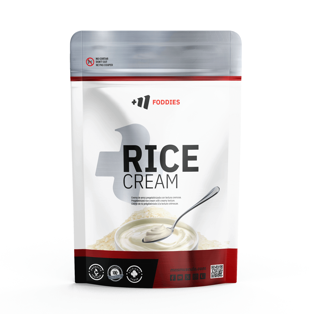 Rice Cream (crema De Arroz Pregelatinizada) - 2kg - Neutro - Fuente De Carbohidratos De Buena - Masmusculo_0