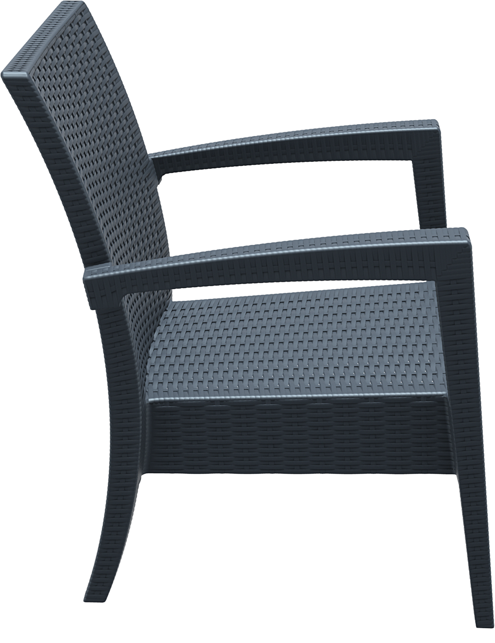 Siesta Exclusive Pack De 2 Sillones Miami Lounge Armchair Ratán Gris_3