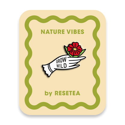 Grow Wild Pin | Accesorio Moderno Y Original Para Chaquetas, Mochilas Y Bolsos_0