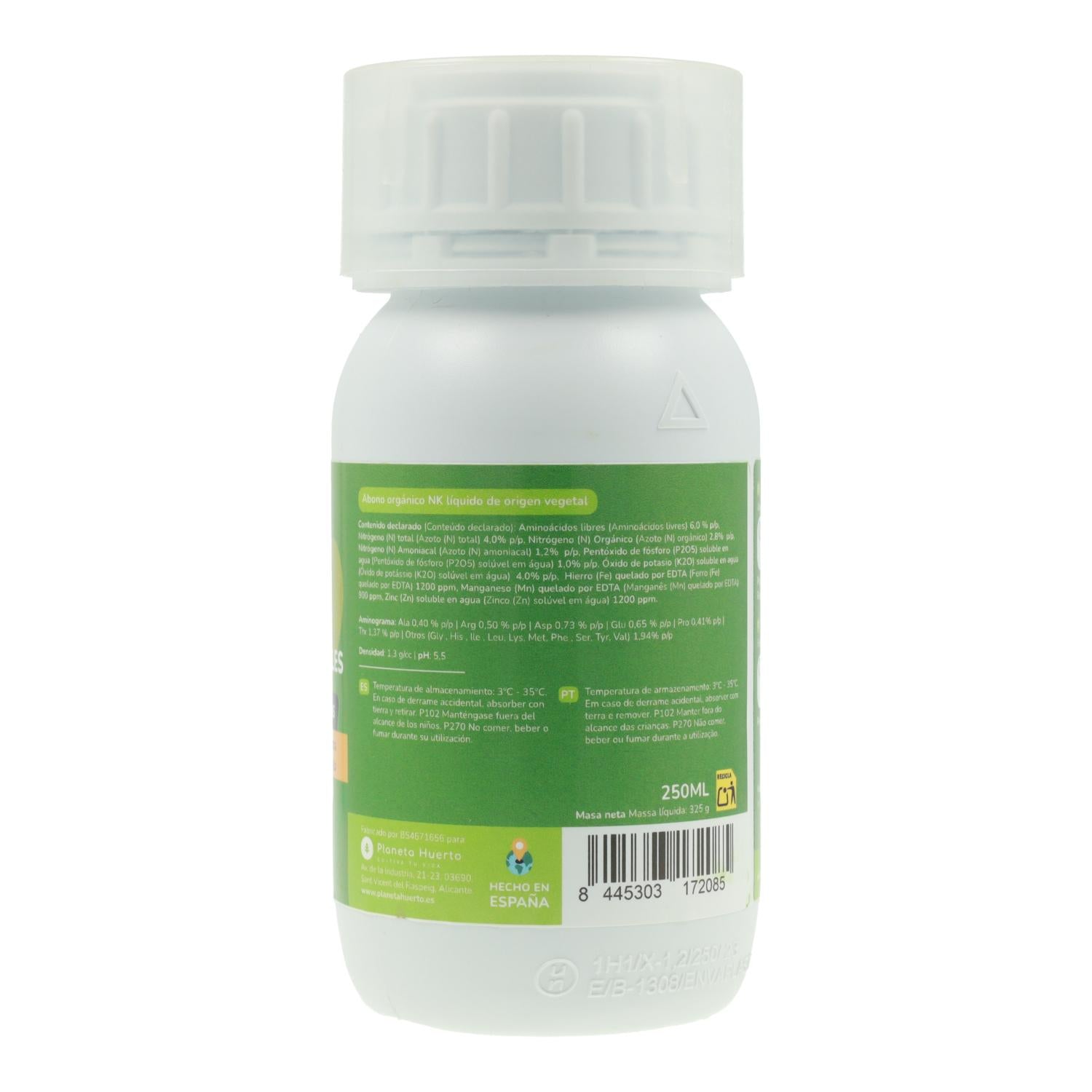 Abono Líquido Huerto y Frutales Planeta Huerto 250 ml
