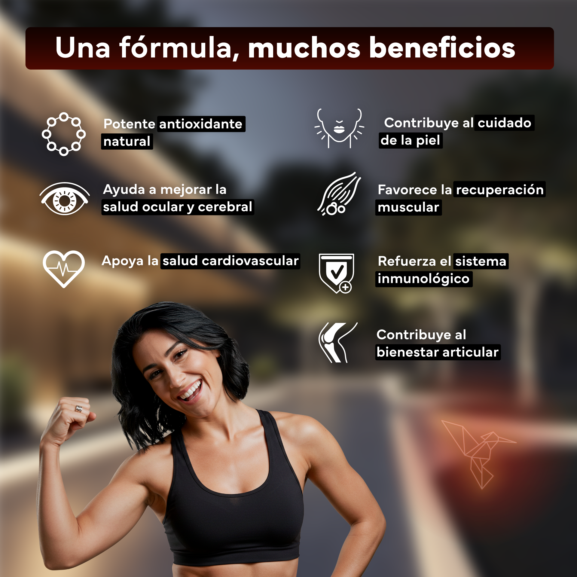 Astaxantina Con Coq10 Sevens Nutrition. Antioxidante Para Energía Y Piel Sana._2