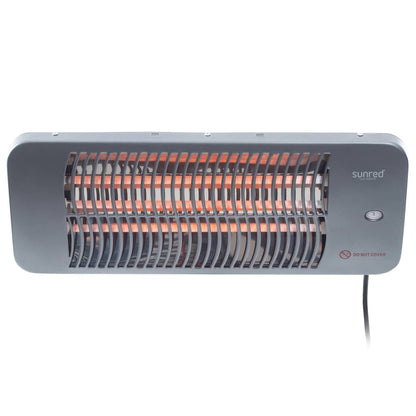 Sunred Calefactor De Pared Para Patio Lugo Cuarzo Gris 2000 W_2