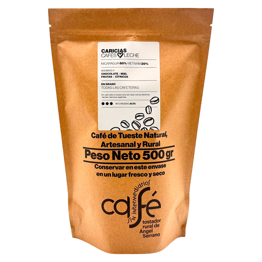 Cafe Sin Intermediarios Café Nicaragua Caricias En Grano 500 G_0