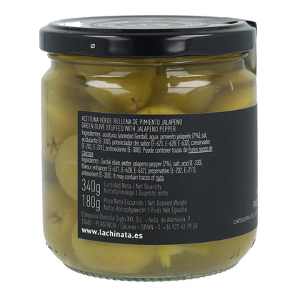 Aceituna Gordal Jalapeño La Chinata 340 gr