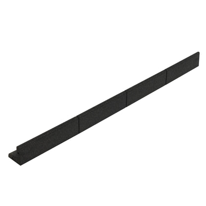 Bordura Flexible Para Jardín 48m Con Mazo – Negra_1