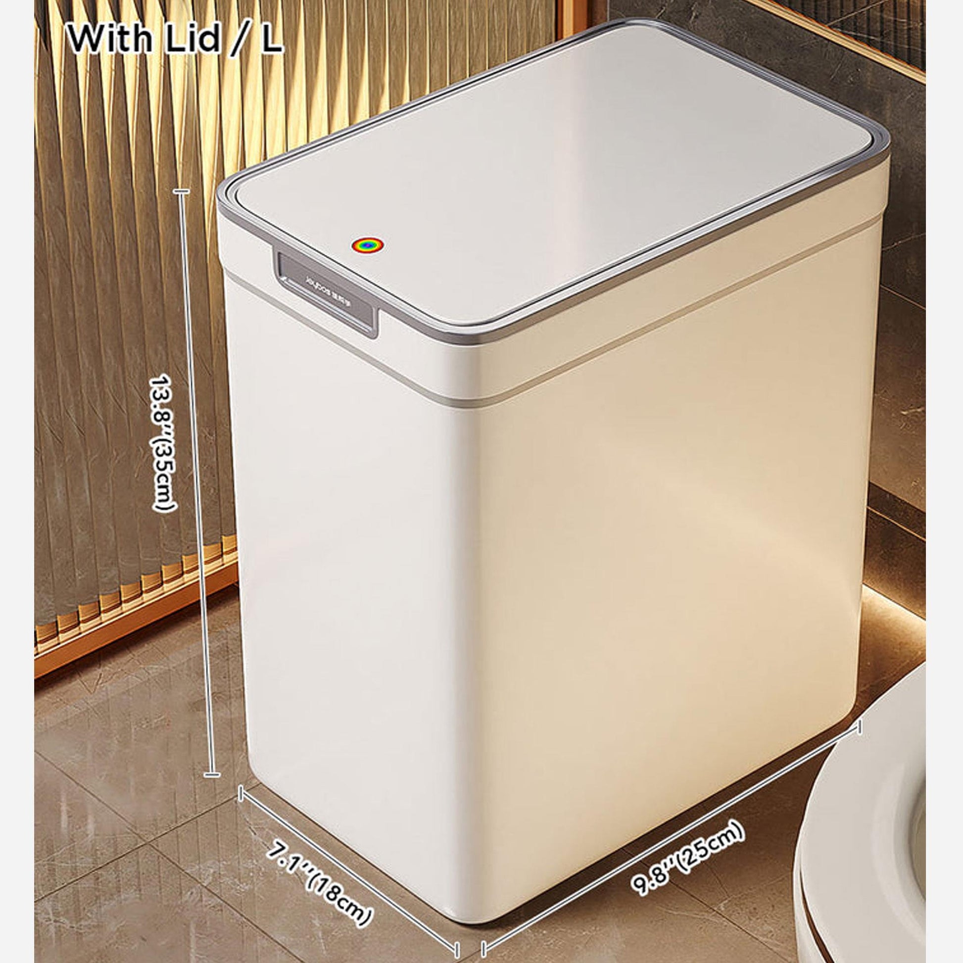 Joybos Papelera Con Tapa Formato Slim 14l_2