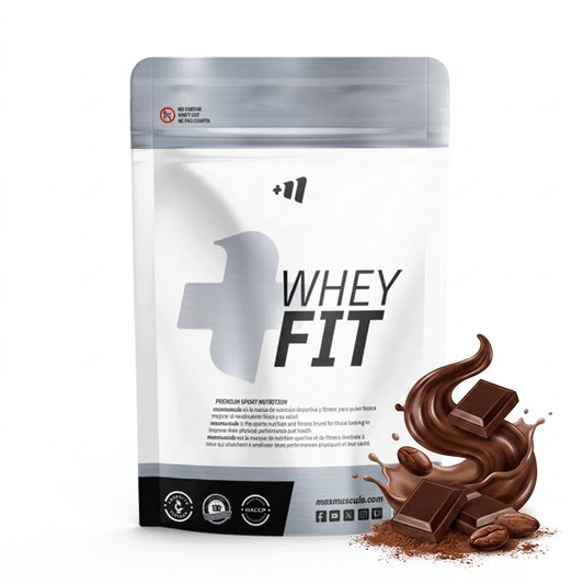 Whey Fit - 1kg - Chocolate Intenso - Aumenta La Masa Muscular - Masmusculo_0