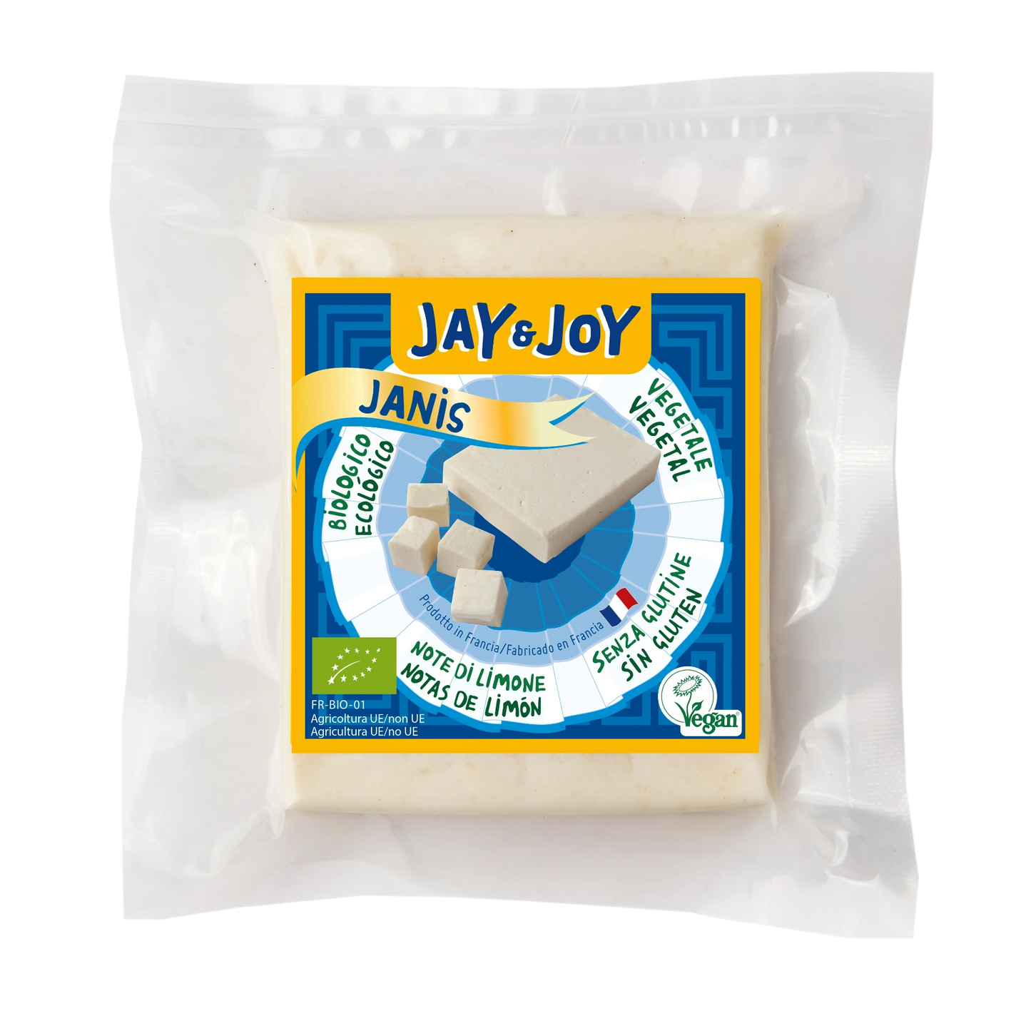 Queso Vegetal Estilo Feta Janis Jay&joy 140g Bio_0