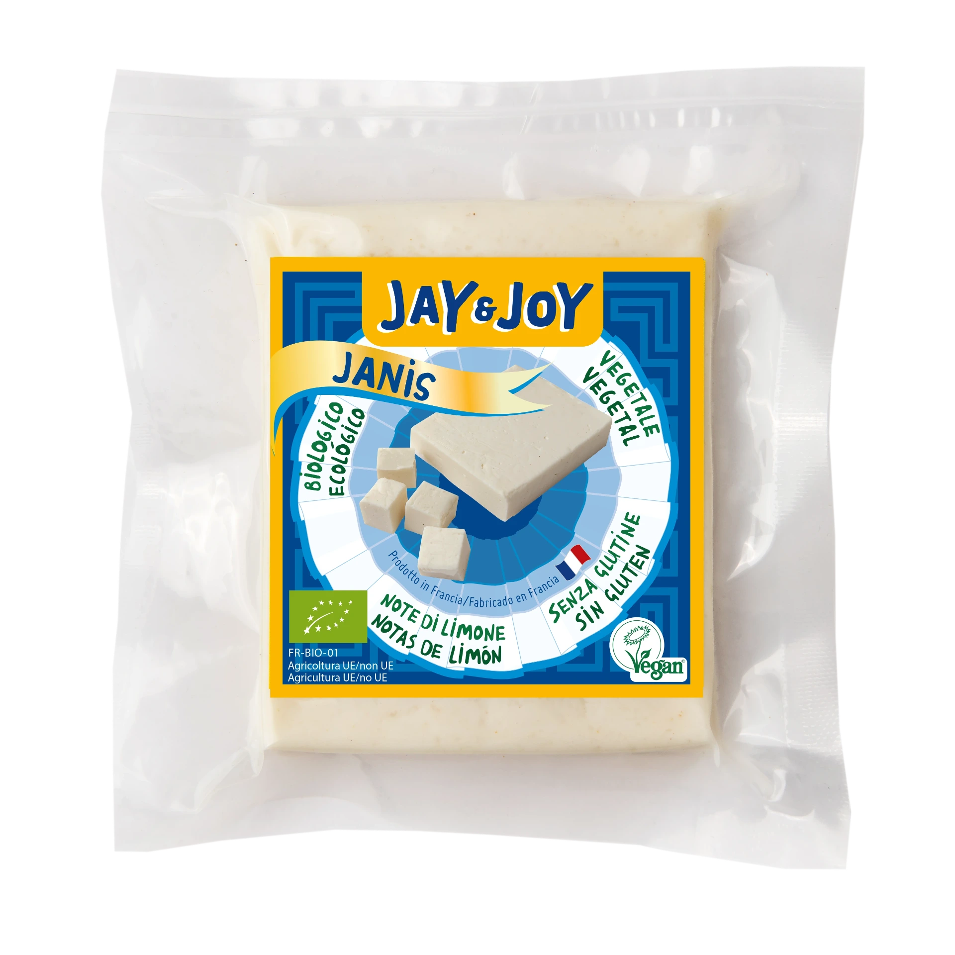 Queso Vegetal Estilo Feta Janis Jay&joy 140g Bio_0
