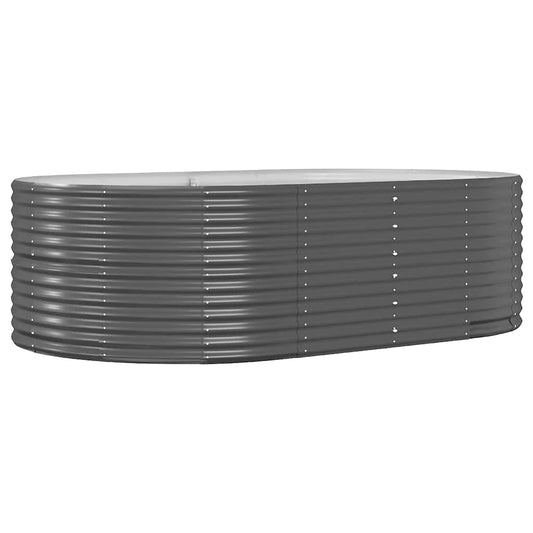 Jardinera Elevada Antracita 212x140x68 Cm Acero Galvanizado_0