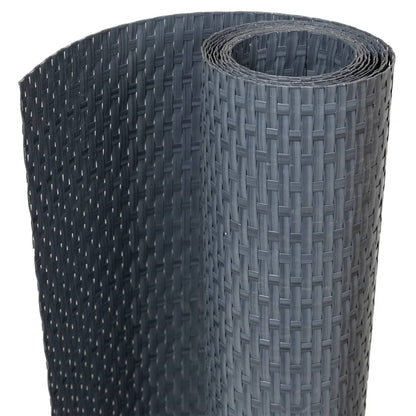 Toldo Para Balcón Ratán Sintético Gris Antracita 600x90 Cm / Vetonek_2