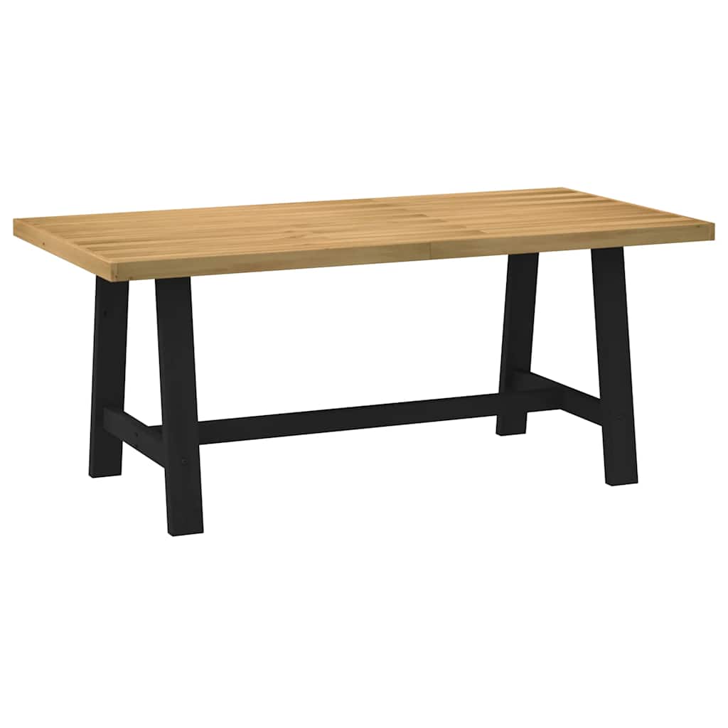 Mesa Comedor Noain Patas Forma A Madera Maciza Pino 180x90x75cm_3